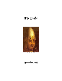 November 2011 - The Kingdom of Galandor