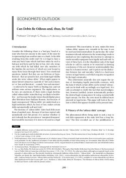 ECONOMISTS` OUTLOOK