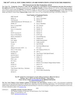 the 54th annual new york emmy&reg; award nominations announced