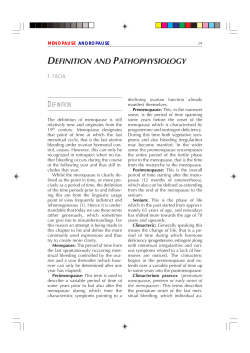 Definition and pathophysiology