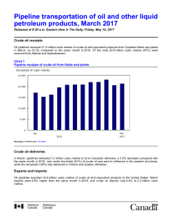 Pipeline transportation of oil and other liquid petroleum products