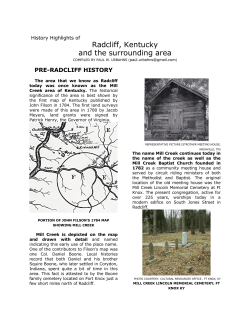 Radcliff, Kentucky and the surrounding area