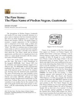 The Paw Stone: The Place Name of Piedras Negras