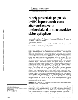 Falsely pessimistic prognosis by EEG in post