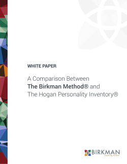 Why use Birkman International (BI) over Hogan Assessment