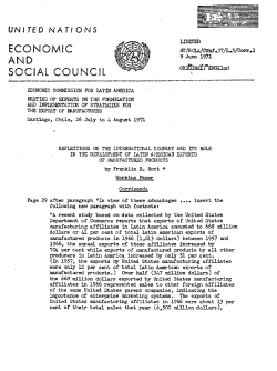 economic and social council