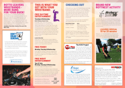 Leavers 2015 Program