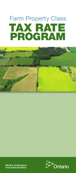 Farm Property Tax Class Program