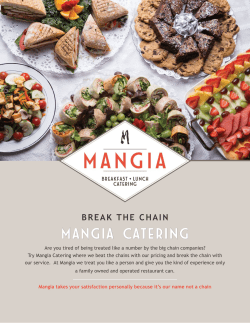 the full catering menu here