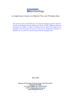 4.5MB PDF - Kent Archaeological Society