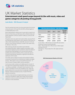 UK Market Statistics - Entertainment Retailers Association