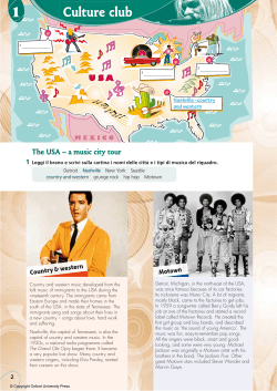 The USA &ndash; a musical tour