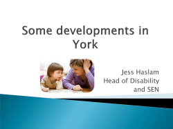 City of York Council presentation