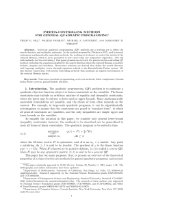 Inertia-controlling methods for general quadratic programming.