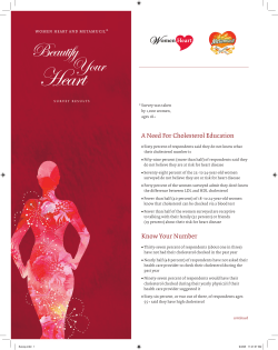 Survey Fact Sheet - Cardiology Associates, LLC