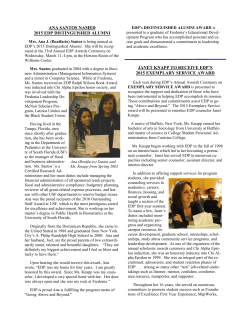 ana santos named 2015 edp distinguished