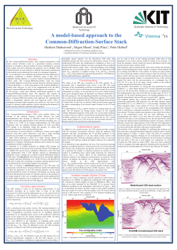 A model-based approach to the Common-Diffraction