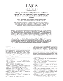 A Charge-Transfer-Induced Spin Transition in a