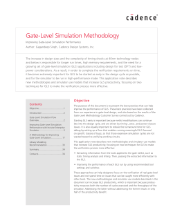 Gate-Level Simulation Methodology