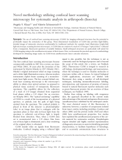 Novel methodology utilizing confocal laser scanning microscopy for