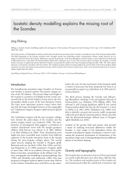 Isostatic density modelling explains the missing root of the Scandes