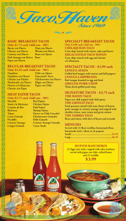 Check Out The Menu