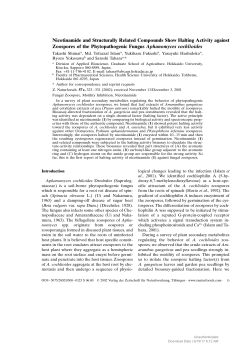 Nicotinamide and Structurally Related Compounds