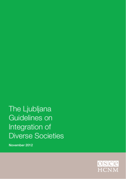 Ljubljana Guidelines