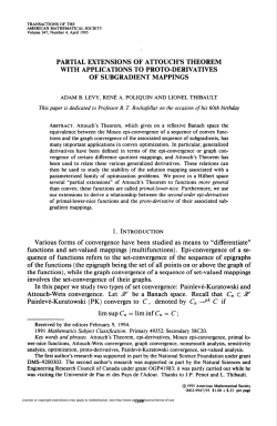 partial extensions of attouch`s theorem with applications to proto