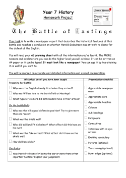 The Battle of H astings