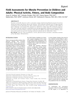 - Journal of Nutrition Education and Behavior