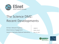 The Science DMZ - Voltar RNP Eventos