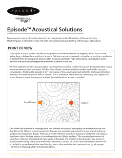 Episode&trade; Acoustical Solutions