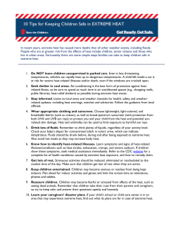 10 Tips for Keeping Children Safe in EXTREME