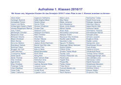 Aufnahme 1 - BG Zaunergasse