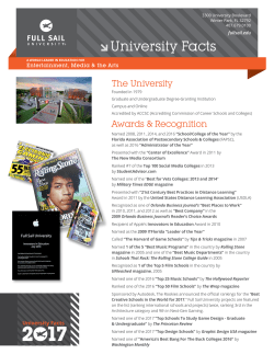 University Facts - Full Sail University