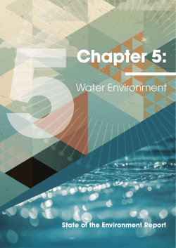 Chapter 5 - Water Environment