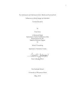 Pre-Adolescent and Adolescent Girls