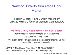 Nonlocal Gravity Simulates Dark Matter