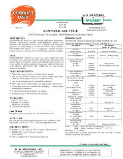 Data Sheet - WR Meadows