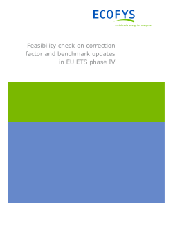 Feasibility check on correction factor and benchmark
