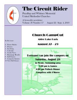 August 22, 2010 - Puyallup United Methodist Church