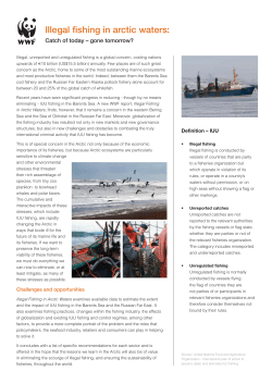 Illegal fishing in arctic waters