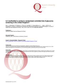 Is it worthwhile to conduct a randomized controlled trial of