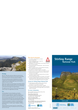 Stirling Range - Explore Parks WA