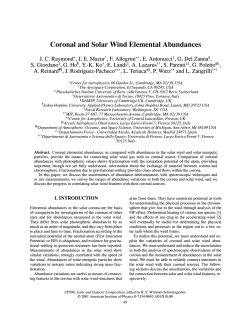 Coronal and Solar Wind Elemental Abundances
