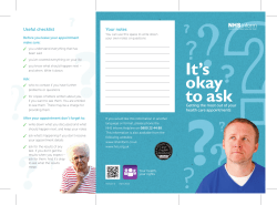 It`s okay to ask