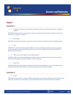 A Answers and Rationales