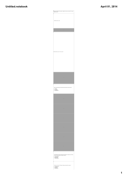 Untitled.notebook 1 April 01, 2014