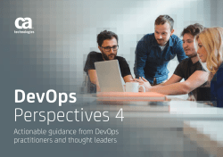 DevOps Perspectives 4